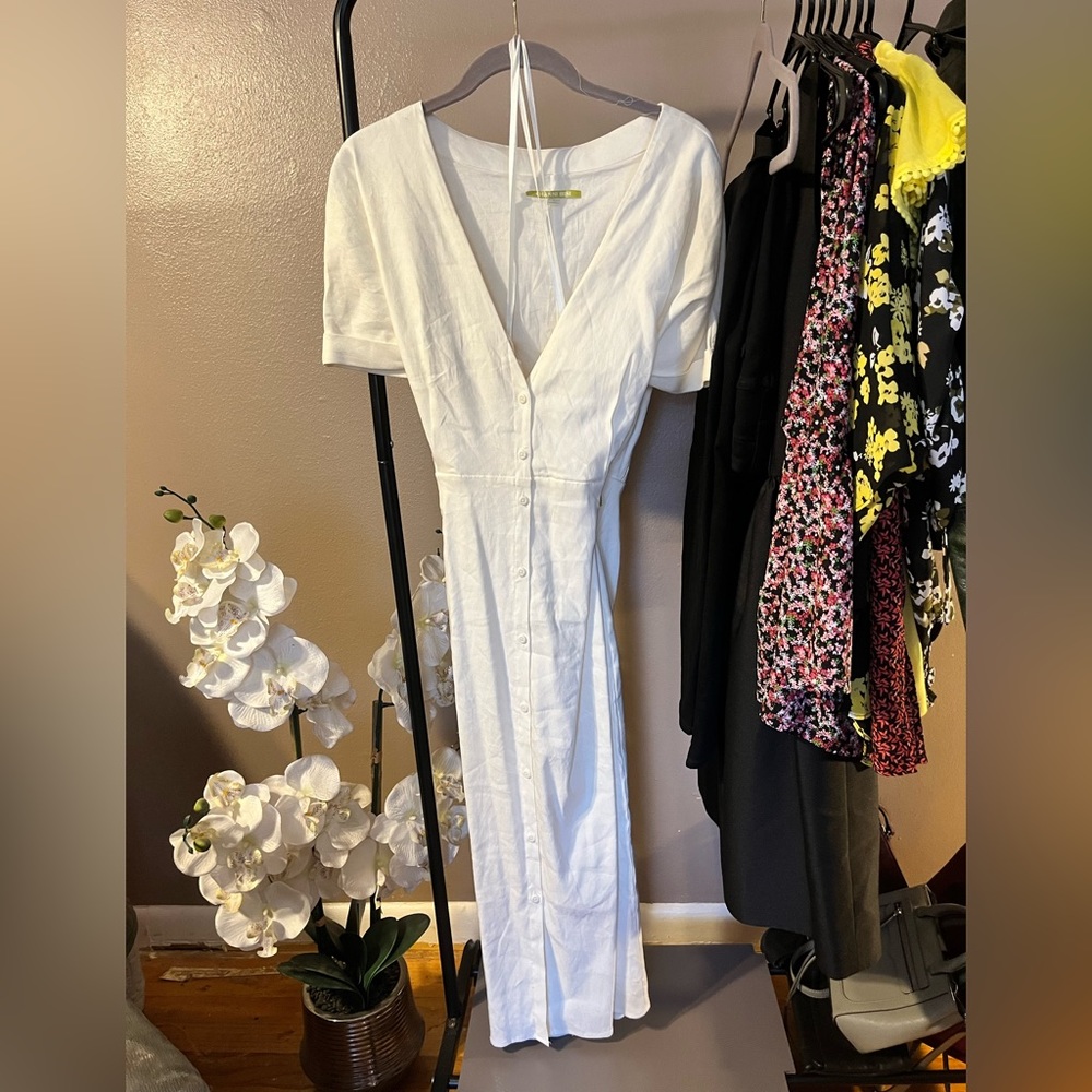 NWT Gianni Bini bright eyed Linen Dress